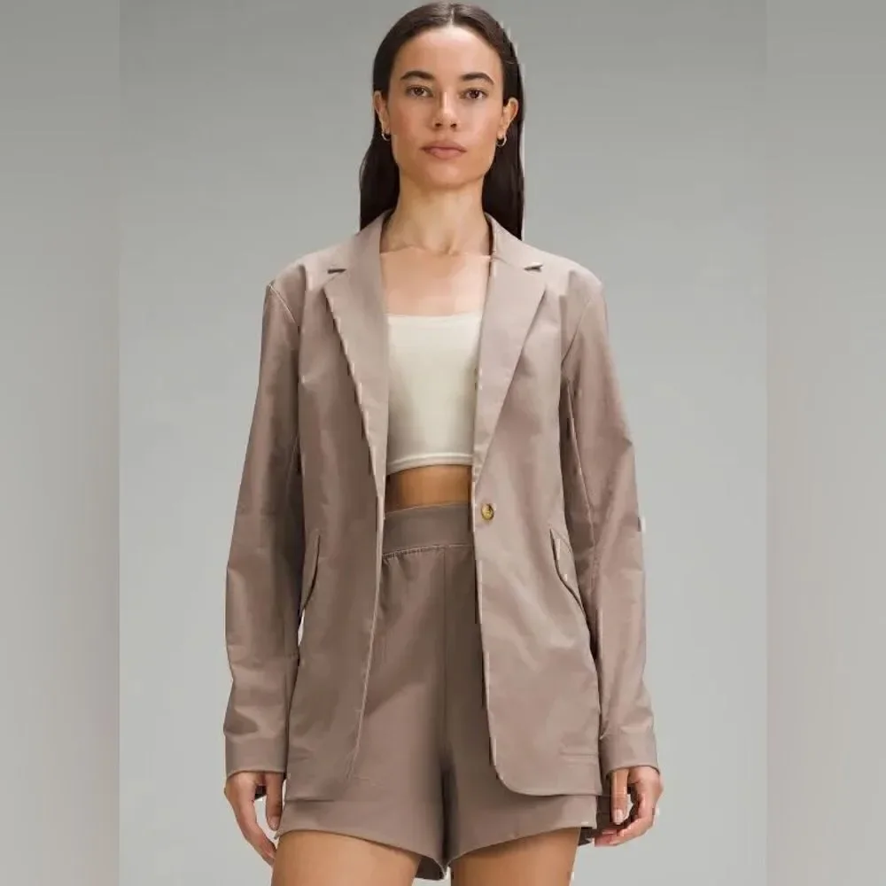 Lululemon Relaxed Fit Twill Blazer